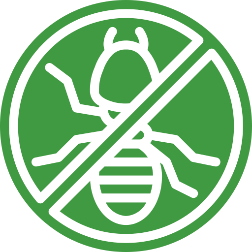 no termite green sign icon
